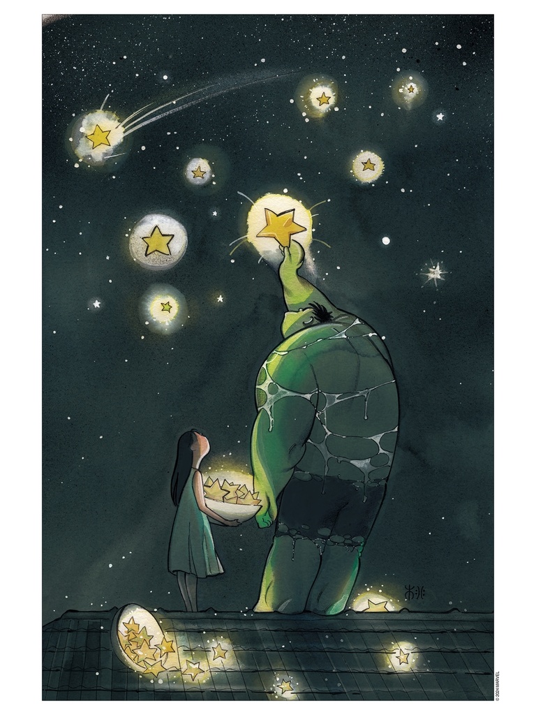 [9791039128117] Ex-libris Hulk par Peach Momoko (30 x 40 cm)