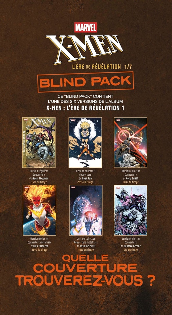 X-Men : L'Ère de Révélation N°01 - Blind pack