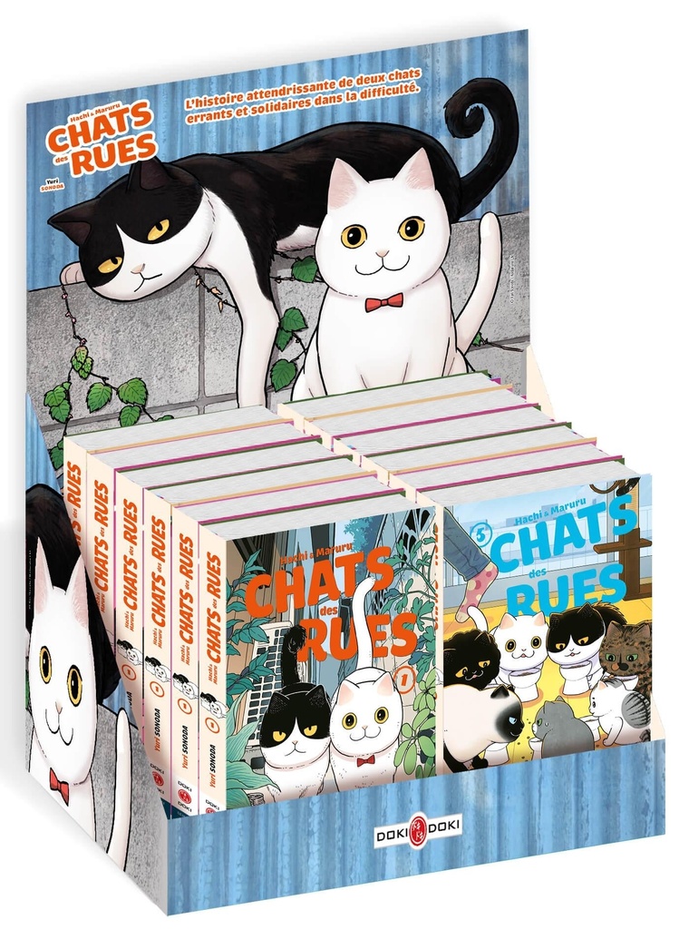 [3277450336271] Hachi & Maruru - Chats des rues - Display comptoir 20 ex