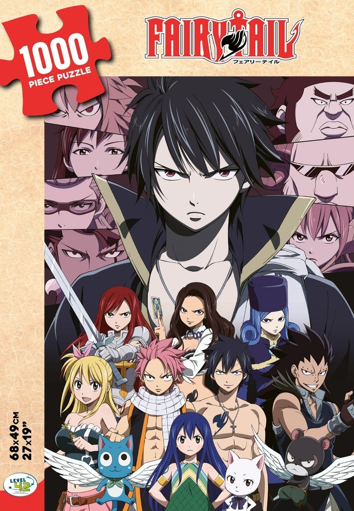 [3663411600848] Fairy Tail / Puzzle 1000 pièces / Jeu de Patience et de Réflexion / 68x49 cm