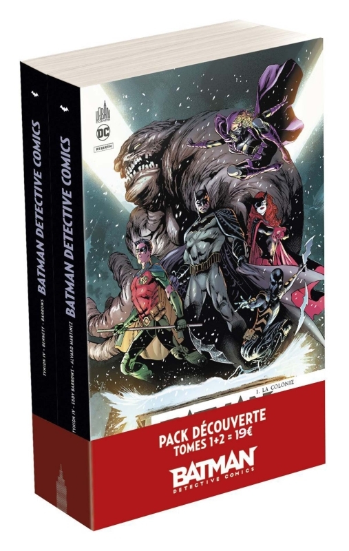 [3701167167519] Pack découverte Batman Détective Comics T1 + T2 offert