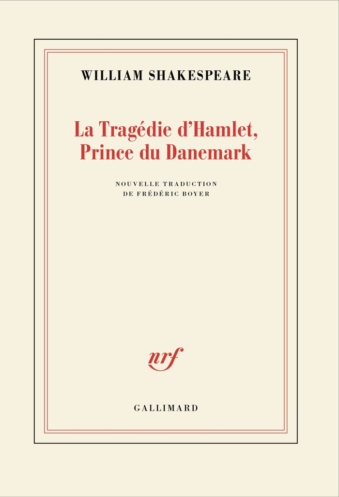 [9782073134813] La Tragédie d'Hamlet, prince du Danemark