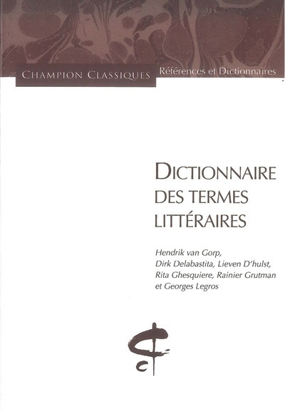 [9782745313256] Dictionnaire des termes littéraires