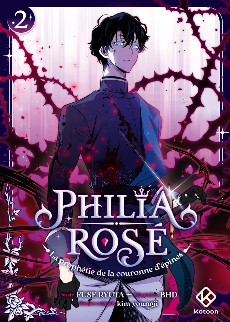 {'#text': "Philia Rosé : La prophétie de la couronne d'épines - Tome 2", '@attrs': {'textcase': '01'}}