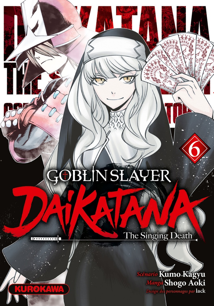 {'#text': 'Goblin Slayer Daikatana - Tome 6', '@attrs': {'textcase': '01'}}