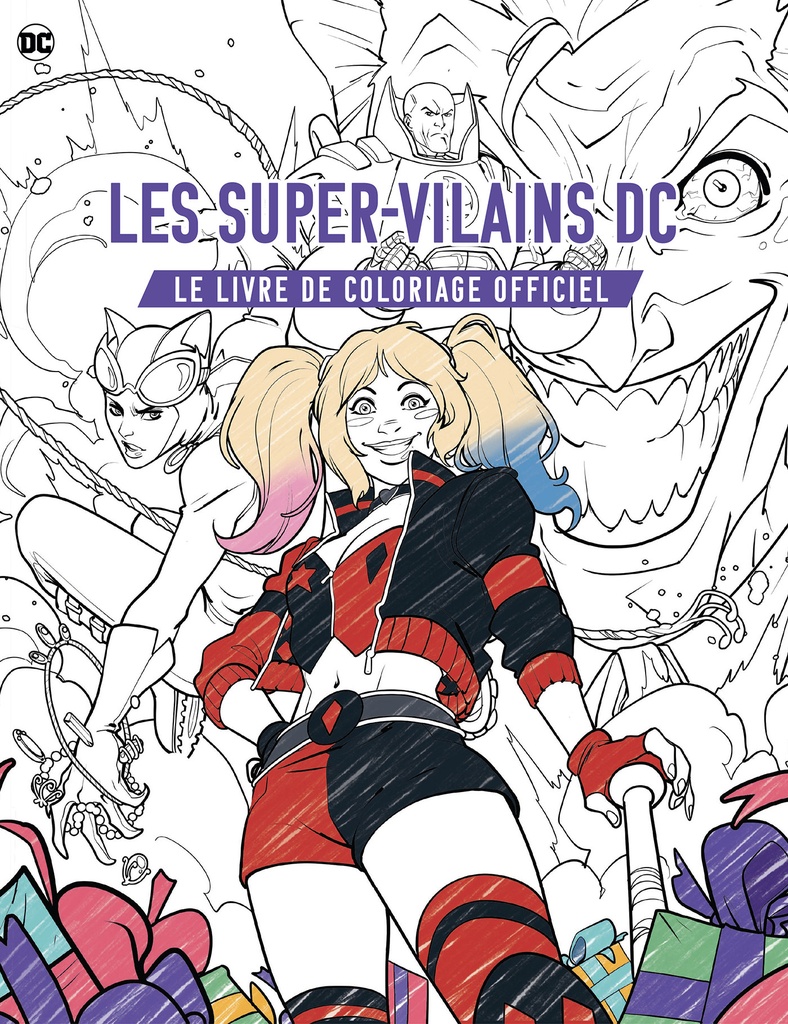 [9782376974581] Les super-vilains DC, le livre de coloriage officiel