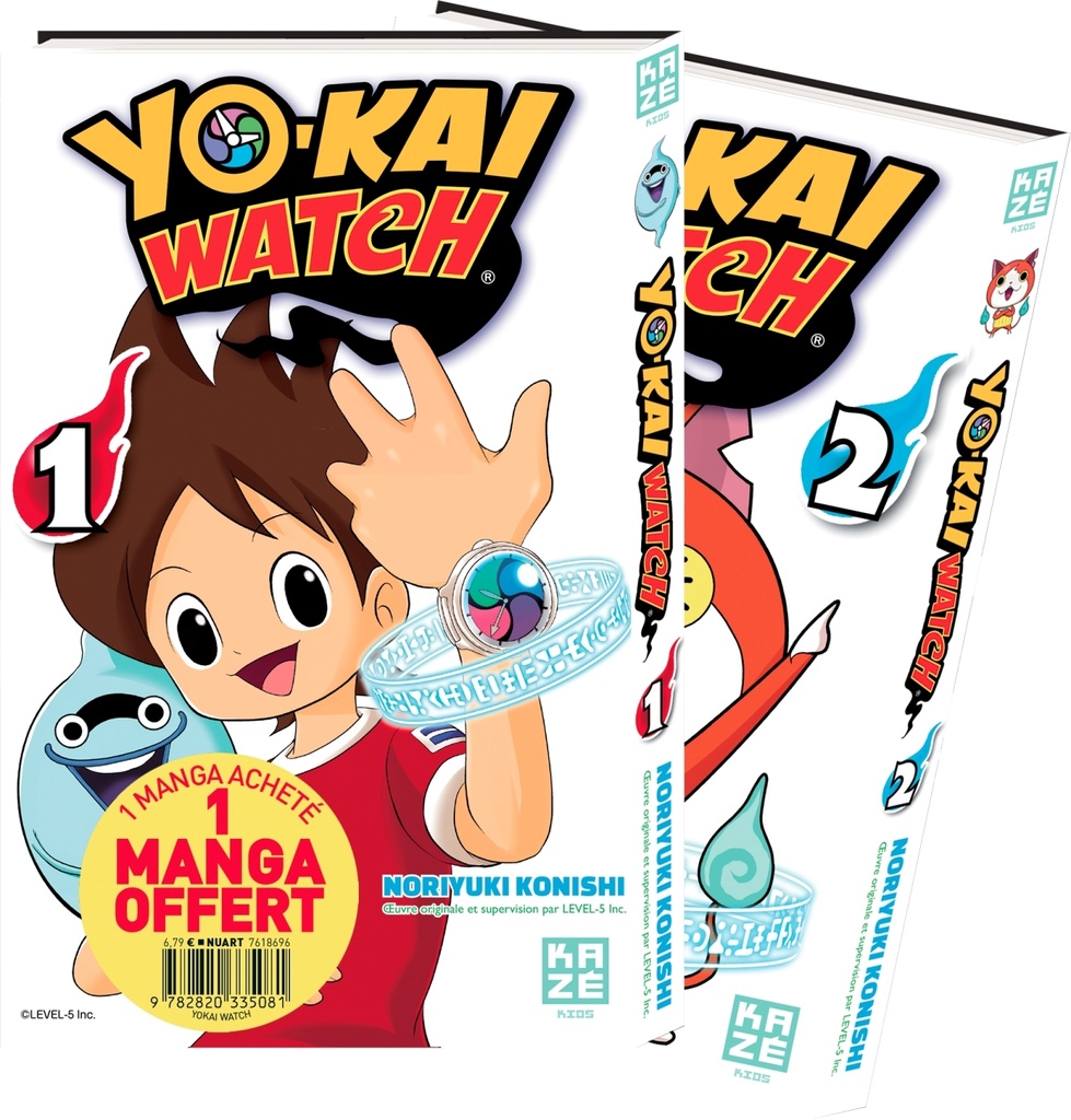 [9782820335081] Yo-kai Watch - Pack dDécouverte T01 & T02