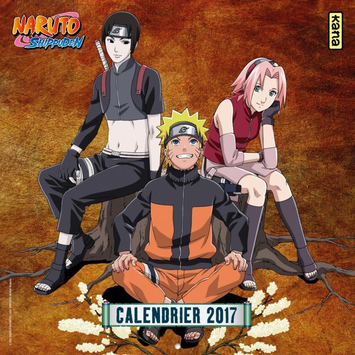 CALENDRIER NARUTO 2017