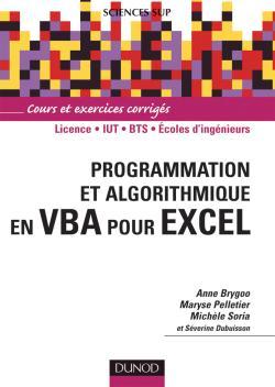 [9782100507993] Programmation et algorithmique en VBA pour Excel - Livre+compléments en ligne