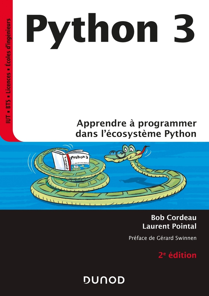 [9782100809141] Python 3 - 2e éd. - Apprendre à programmer dans l'écosystème Python