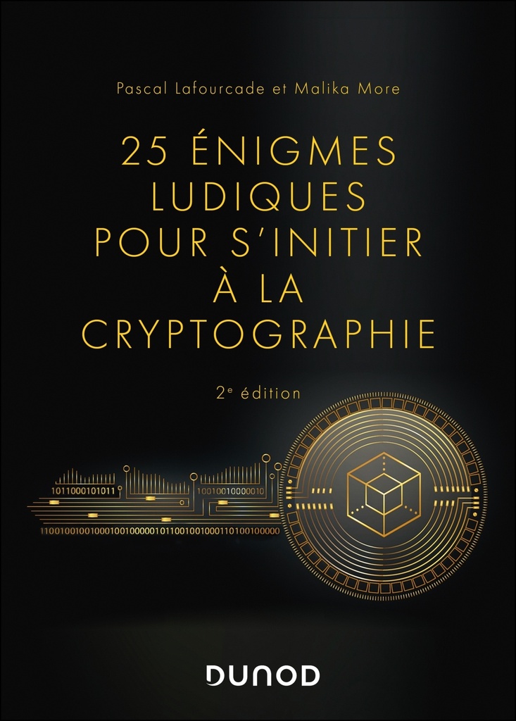 [9782100866205] 25 énigmes ludiques pour s'initier à la cryptographie - 2e éd.