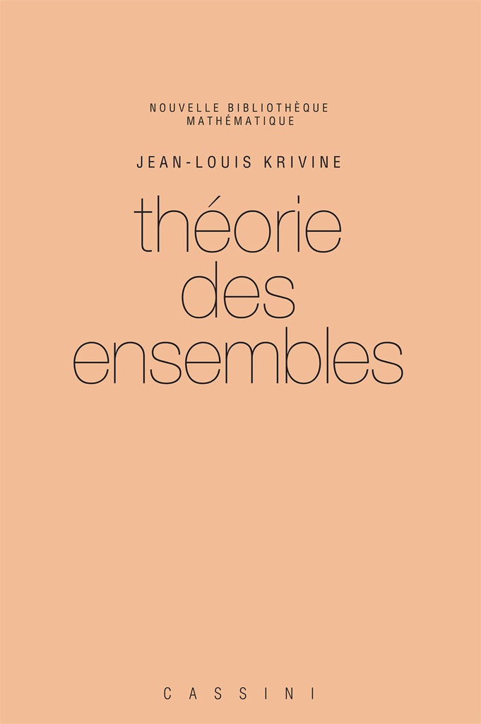 [9782842250966] Théorie des ensembles