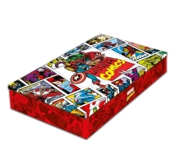[9782809468090] Marvel Les origines + Coffret métal
