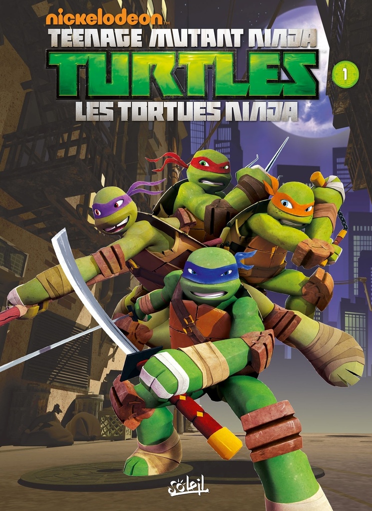 [9782302031456] TMNT - LES TORTUES NINJA T01 PREMIERS PAS