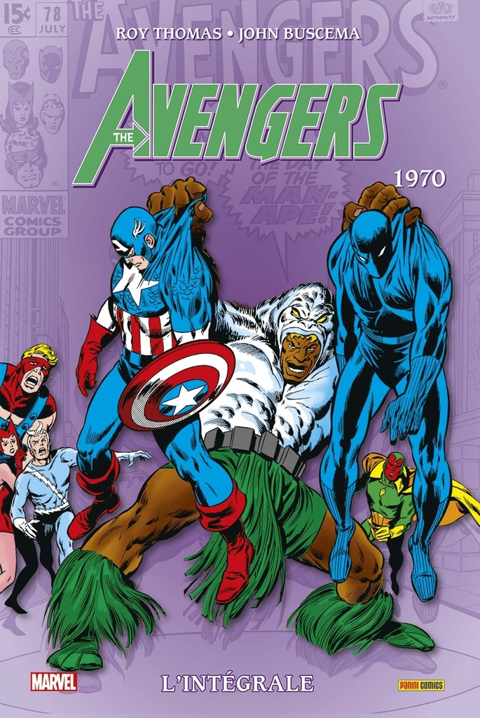 [9791039100809] Avengers: L'intégrale 1970 (T07 Nouvelle édition)