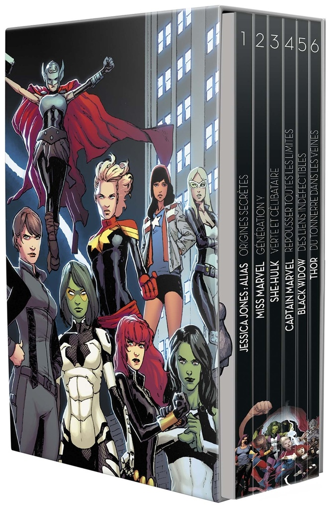 [9791039117111] Coffret Marvel Super-héroïnes - COMPTE FERME